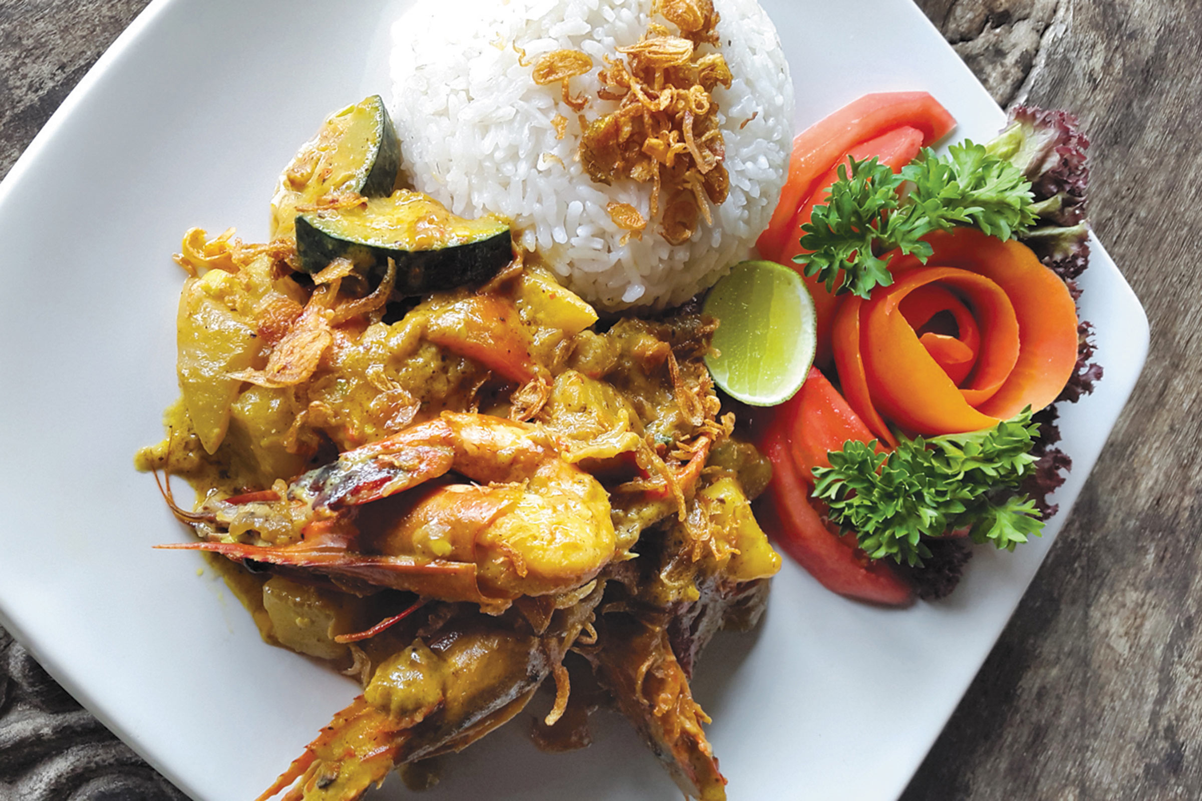 Villa Kalisat Restaurant Sambal Udang